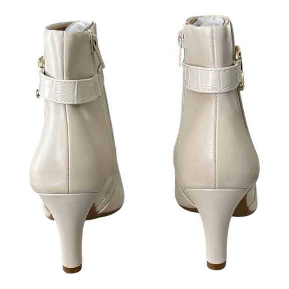 Life Stride Guild 2 Bone Cream Ankle Boots  Kitten Heel Women’s Size 11 M - Picture 4 of 9